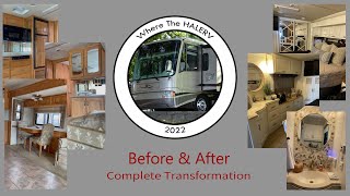 Inside Tour Of RENOVATED 2004 Newmar Mountain Aire Full Time RV Living [upl. by Patterman104]