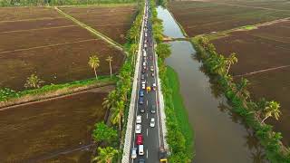 ALAPPUZHA CHANGANASSERY ROAD [upl. by Sirois]