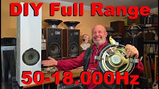 Building DIY Full Range BUDGET Speakers  1980s Vintage German Speaker Sound Test [upl. by Oneg874]