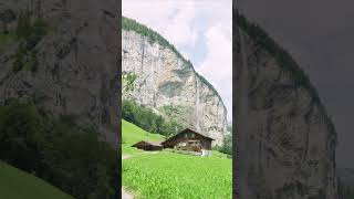 Lauterbrunnen Switzerland 🇨🇭 Could You Live in This Dream shorts swissnature lauterbrunnen [upl. by Miche]