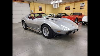 1977 Silver Corvette T Top For Sale [upl. by Bove]