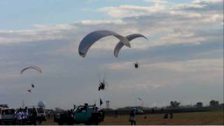 Paragliders  Philippine International Hotair Balloon Fiesta 2012 [upl. by Baese768]