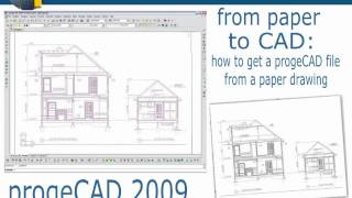 Convert Adobe PDF into AutoCAD DWG with progeCAD Professional [upl. by Annayehc]