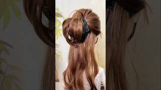 Simple and beautiful hairtying tutorial Simple ways to style your hair for girls [upl. by Grosberg]