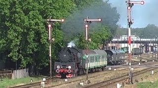 Ausfahrt Wolsztyn  PKP Plandampf mit Dampflok Ol497  Mai 2007  HD [upl. by Hankins]