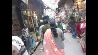 Main Bazar Gulian Chandni Chowk Market New Delhi India [upl. by Arreik]