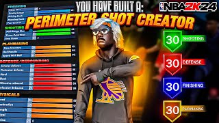 This 66 Guard Build Gets HOF Deadeye  HOF Blinders 🎯  BEST BUILD IN NBA 2K24 [upl. by Ardeid]