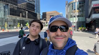 Toronto LIVE Walking from Nathan Philips Square to Midtown  Met Up with Yahia October 21st 2024 [upl. by Aridaj]