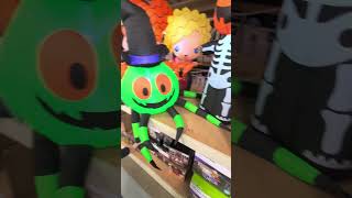 Inflatable Halloween Spider Wearing a Witch Hat  At Home halloween spider witch athome [upl. by Leunamnauj435]