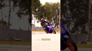 Cornering on the Ather 450 Apex  BikeWale shorts ather450apex [upl. by Annor]