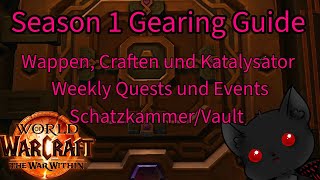 Gearing Guide für TWW Season 1  Wie benutze ich meine Wappen Das beste Vault item [upl. by Eelyac]