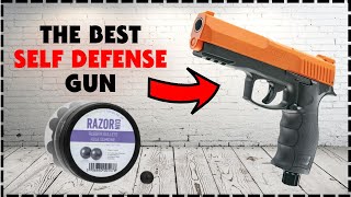 The Best Self Defense Gun Umarex T4E HDP 50 Pistol [upl. by Ahsilad]