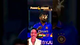 sammi power💪 Indian player short vairal icc cricket🇮🇳 cricketlover [upl. by Giuseppe]