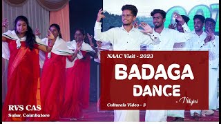 RVS CAS NAAC Cultural  Badaga Dance Performance [upl. by Cocks]