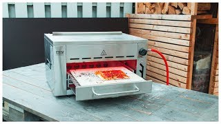 Pizza vom Beef Maker  Der ALDI Grill [upl. by Akineg]