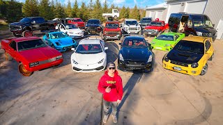 FULL TOUR OF OUR CAR COLLECTION [upl. by Holihs623]