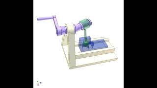 Spatial Slider Crank Mechanism 2 [upl. by Piero617]