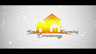 House Warming Ceremony Invitation V1 [upl. by Irrej]