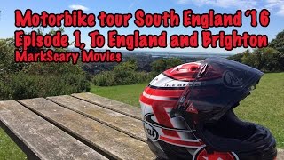 Motorbike tour South England 2016  Motorvakantie Engeland 1 [upl. by Amabelle]