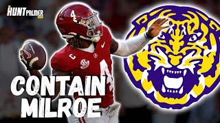 Can LSUs Defense Contain Jalen Milroe and Secure a Huge Win Over Alabama [upl. by Ahseyk]