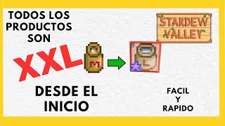 ✅como conseguir PRODUCTOS XXL en stardew valley❤️ [upl. by Alyakam]