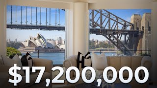 Inside this 2 Storey Sydney Penthouse with THE BEST VIEWS of the Opera House  McMahons Point NSW [upl. by Macfarlane]