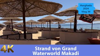 Strand vom Grand Waterworld Makadi Makadi Bay Hurghada [upl. by Hepsiba]