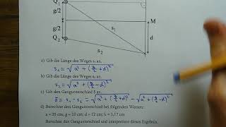 Physik JS Gangunterschied am Doppelspalt ohne Näherung [upl. by Dimah]