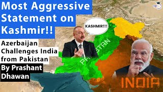 Most Aggressive Statement on Kashmir  Azerbaijan Challenges India Directly from Pakistan [upl. by Isador]