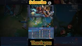 Hilda ranked match result roam music hiphop rap mobilelegends hilda userhilda mllbcreator [upl. by Yornoc]