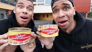 SURSTRÖMMING EKELFISCH CHALLENGE  STINKENDSTER FISCH DER WELT  Kelvin und Marvin [upl. by Octavian]