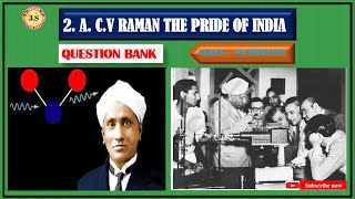 CV RAMAN THE PRIDE OF INDIA  QUESTION AND ANSWERS [upl. by Soalokcin638]