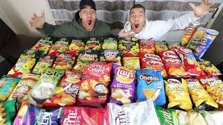 ALLE CHIPS SORTEN ZUSAMMEN MIXEN   Kelvin und Marvin [upl. by Seana292]