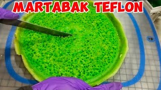 100  ANTI GAGAL  CUMA DIADUK DAN 1 TELUR  RESEP MARTABAK MANIS TEFLON [upl. by Shepperd119]