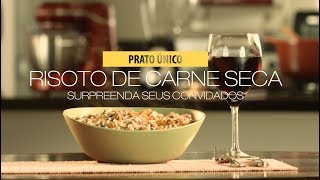 Como fazer risoto de carne seca [upl. by Ahcropal]