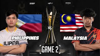 PHILIPPINES vs MALAYSIA GAME 2 MLBB  WEC24 RIYADH IESF [upl. by Suiddaht]