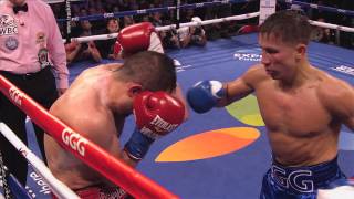 Gennady Golovkin vs Marco Antonio Rubio Highlights HBO World Championship Boxing [upl. by Anaimad]