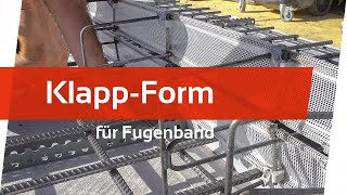 KlappForm für Fugenband [upl. by Eirrej]