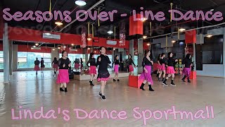 Seasons Over  Line Dance Demo by Lindas Dance Sportmall [upl. by Hollister43]