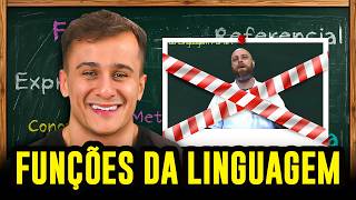 TUDO sobre FUNÇÕES DA LINGUAGEM pro ENEM  Referencial conativa metalinguística poética fática [upl. by Valery308]