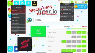 MACRO TUTORIAL  XELAHOT AGARIO FOR IOS [upl. by Nigrom]