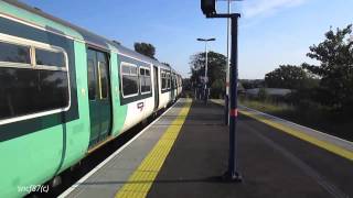 Thameslink Class 319 departs at Wimbledon Chase [upl. by Berglund263]