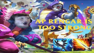 Season 14 AP RENGAR HE IS TOO STONG [upl. by Palm]