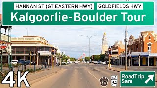 KalgoorlieBoulder Driving Tour  Western Australia  Ambient Audio  POV [upl. by Adnalue]