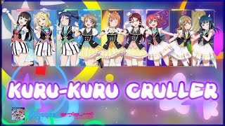 Aqours  KURUKURU Cruller Animated CC KanjiRomEng [upl. by Inig]