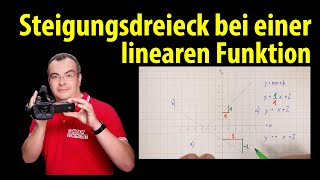 Steigungsdreieck bei einer linearen Funktion  Lehrerschmidt [upl. by Arno]