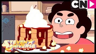 Steven Universe  Really Unhealthy Pancake Breakfast  Together Breakfast  Cartoon Network [upl. by Towne]