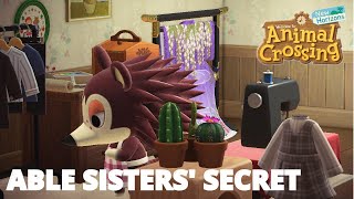 Able Sisters Secret  Animal Crossing New Horizons Short Film [upl. by Zielsdorf]