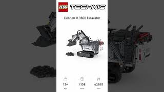 PREVIEW LEGO Technic Liebherr R 9800 Excavator Set 42100 LEGO 2023 [upl. by Enilarac228]