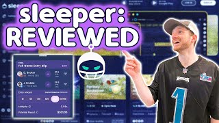 Sleeper DFS Sportsbook Reviewed amp How to Make Money on DFS [upl. by Modeerf352]